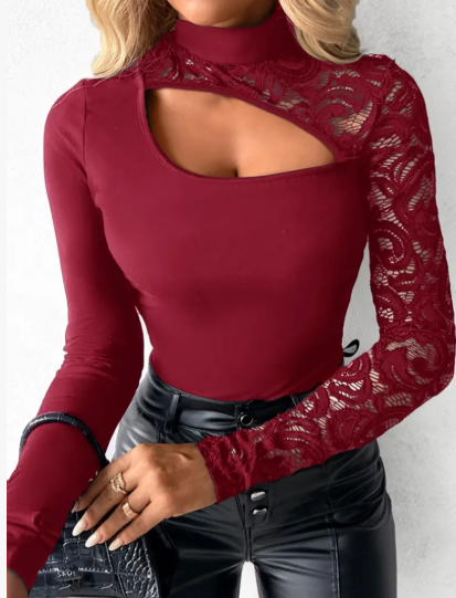Top Tjara Encaje Cut Out